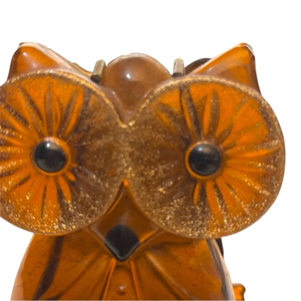 Vintage Owl Lucite Resin Napkin Letter Holder - Picture 2 of 5